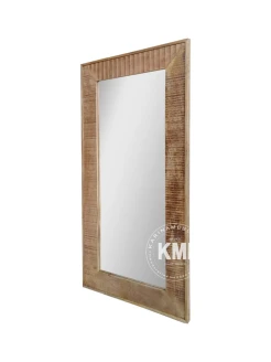 meble loftowe sypialnia lustro Roma postarzane drewno mango 75x150