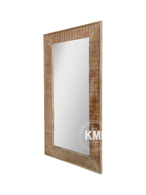 meble loftowe sypialnia lustro Roma postarzane drewno mango 75x150