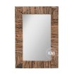 meble loftowe lustro w ramie ze starego drewna Driftwood 100x70