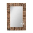 meble loftowe lustro w ramie ze starego drewna Driftwood 100x70