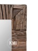 meble drewniane lustro w ramie ze starego drewna Driftwood 100x70