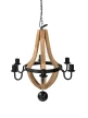 lampa sufitowa stylowa drewniana vintage