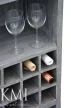 meble indyjskie warszawa | szafka na wino, barek Gray LD-780