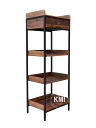 Mały Regał Pomocnik ze Starego Drewna 54 cm | Meble Loftowe