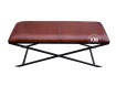 meble industrialne ławka skórzana do przedpokoju