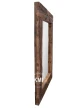 lustro drewniane - unikalny design do salonu
