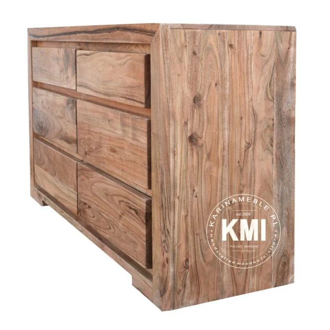 meble kolonialne jasne | komoda Tao akacja natural