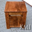 stolik z drewna akacja gruby masywny blat