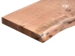 meble industrialne meble loftowe półka drewniana LIVE EDGE 90 cm