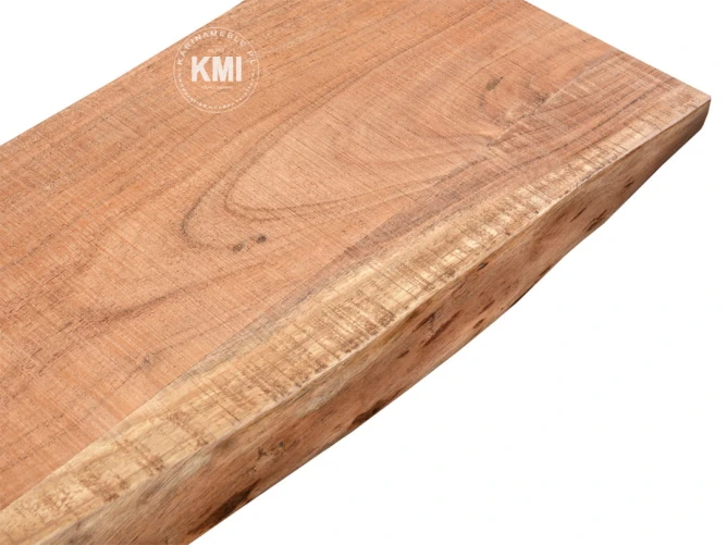 meble do salonu loftowe półka drewniana LIVE EDGE 90 cm
