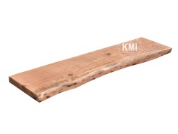 Półka Drewniana Organic | Mebel Loftowy z Akacji 120 cm