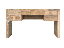 Nowoczesne biurko z drewna mango – szerokość 145 cm, minimalistyczne