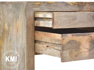meble designerskie | nowoczesne drewniane biurko mango