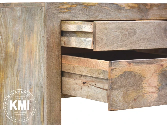 meble designerskie | nowoczesne drewniane biurko mango