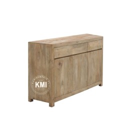 Nowoczesna Komoda Mango Drewniana Prosta 150 cm | Meble Indyjskie 