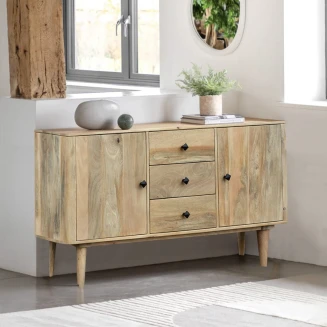 Komoda Drewniana BohoWood 150 cm | Meble Boho z Szufladami