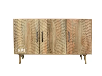 meble drewniane - pojemna komoda mango stripes