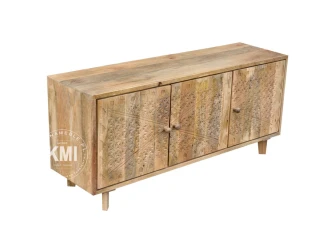 meble drewniane komoda indyjska w stylu boho