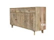 meble drewniane komoda boho chic