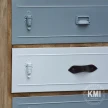 meble metalowe | komoda z szufladami drewno metal Suitcases