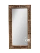 Lustro Shanti 180x90 cm – rzeźbione meble indyjskie z drewna mango w stylu boho i orientalnym.