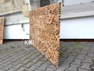 Profil panelu drewnianego – grubość 5 cm, lite drewno mango, naturalne wykończenie