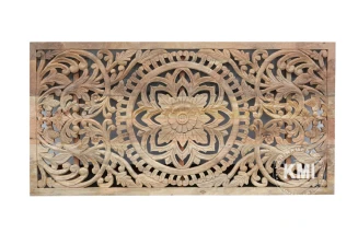 Ażurowy Panel | Zagłówek z Drewna Mango | Styl Orientalny Boho