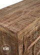 meble orientalne z drewna mango - rzeźbiona komoda Shanti