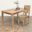 duży stół z drewna mango 180x90 cm w aranżacji jadalni styl country i loft meble rustykalne