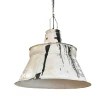 Lampa loftowa biała nad stołem