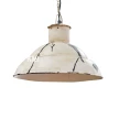 lampa loftowa biała postarzana