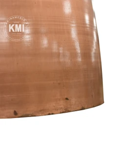 Metalowa lampa sufitowa Copper - zbliżenie na detale