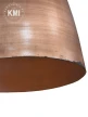 postarzana lampa metalowa - styl loftowy