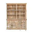 Biblioteczka QUEEN z drabiną – drewniana biblioteczka z mango, meble indyjskie