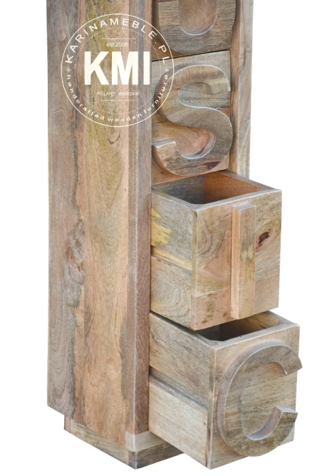 meble industrialne | szafka na CD Music natural