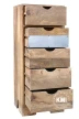 meble dewniane | komoda z szufladami Raw Wood