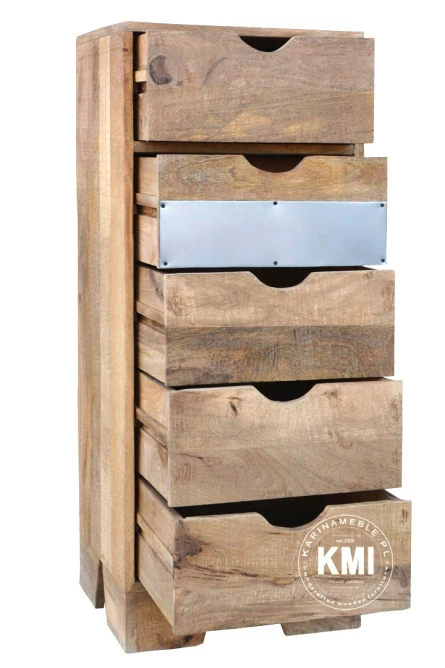 meble dewniane | komoda z szufladami Raw Wood