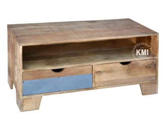 meble z drewna mango | szafka rtv Raw Wood EAC46