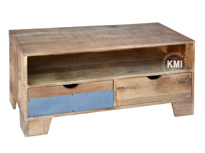 meble z drewna mango | szafka rtv Raw Wood EAC46