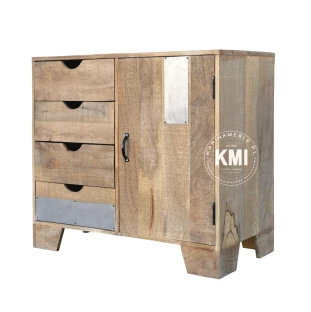mała loftowa  komoda Raw Wood EAC43