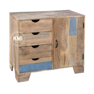 meble z Indii | mała komoda Raw Wood EAC43