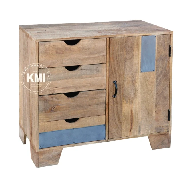 meble z Indii | mała komoda Raw Wood EAC43