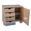 meble z drewna mango | mała komoda Raw Wood EAC43