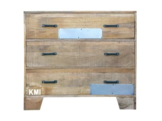 komoda z trzema szufladami Raw Wood EAC42