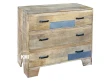 meble nowoczesne | komoda z trzema szufladami Raw Wood EAC42