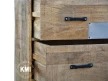 meble do salonu | komoda z trzema szufladami Raw Wood EAC42