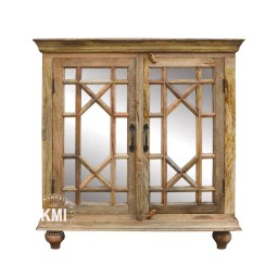 Komoda z Lustrem i Geometrycznym Wzorem 97 cm | Meble Indyjskie
