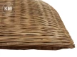 rampa rattanowa naturalny styl boho - zbliżenia na detal abażuru