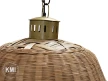 lampa rattanowa na stół styl boho