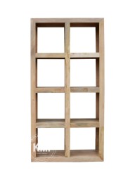 meble drewniane biblioteczka regał kubikowy
